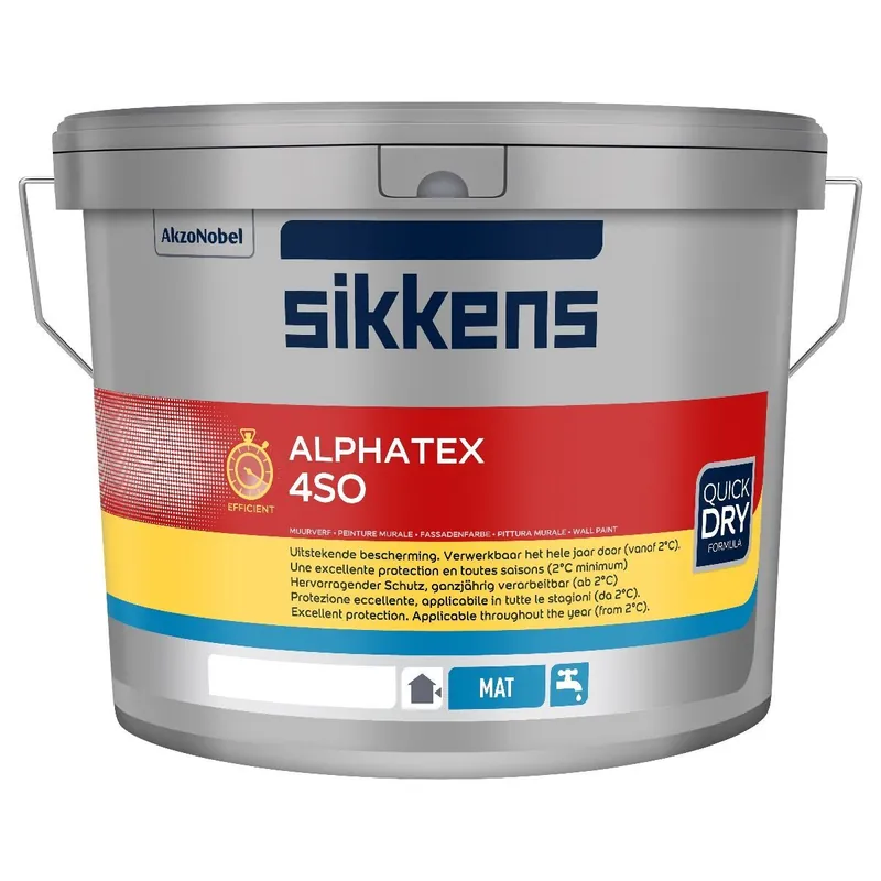 Sikkens Alphatex 4so mat (lichte kleur) 10 liter Hete Deal