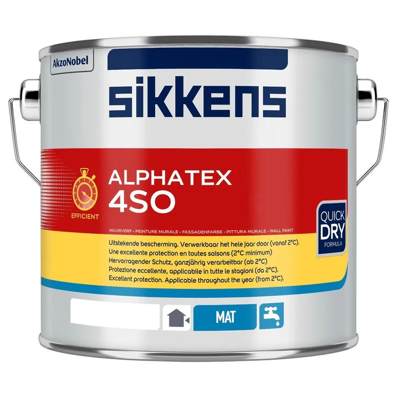 Sikkens Alphatex 4so mat (lichte kleur) 2,5 liter Korting