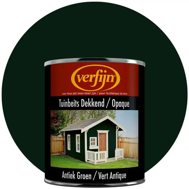 Hete Deal Verfijn Tuinbeits Dekkend (Antiek groen) 0,75 Lite