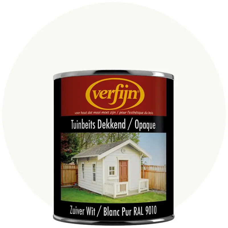Verfijn Tuinbeits Dekkend (Zuiver wit (ral 9010)) Populair