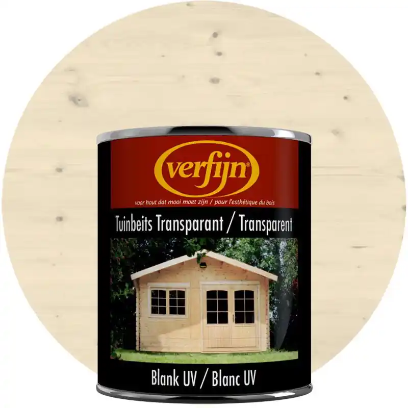 Merkproduct Verfijn Tuinbeits Transparant (Transparant UV) 0,7