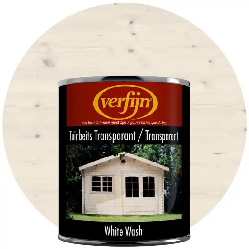 Meest Verkocht Verfijn Tuinbeits Transparant (White wash) 2,5 Lit