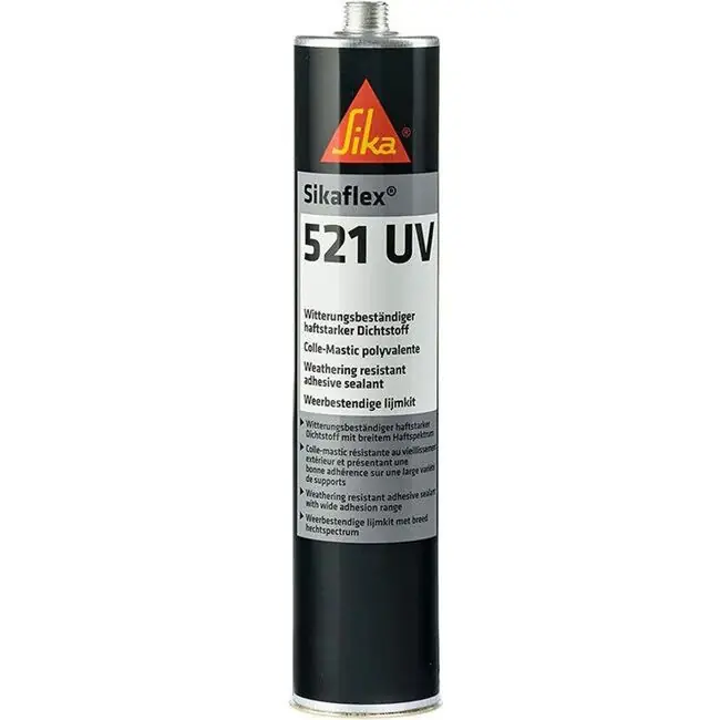 Sikaflex 521UV (Zwart) 0,3 ltr Populair
