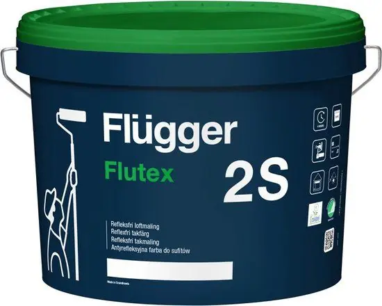 Lage Kosten Flügger Flutex 2S (Wit/ lichte kleur) 3 Ltr