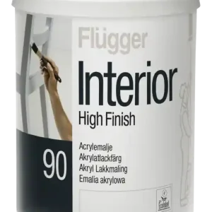 Flügger Interior High Finish 90 Hoogglans 0,75 ltr Bestel Nu