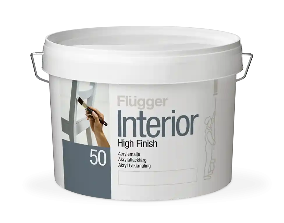 Gratis Retour Flügger Interior High Finish 50 Satin 0.75 ltr