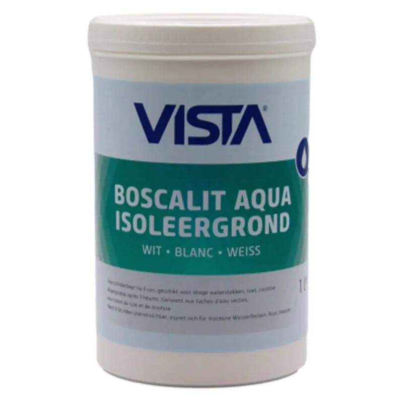 Voordeelprijs Vista Boscalit Aqua Isoleergrond (Wit) 1L