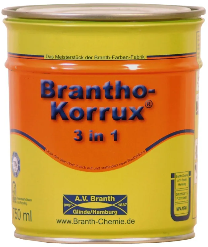 Brantho Korrux 3-in-1 Hoogglans Ral 9010 Speciale Aanbieding