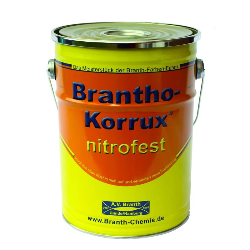 Brantho-Korrux Nitrofest 10L (Ral 9005) Nieuw