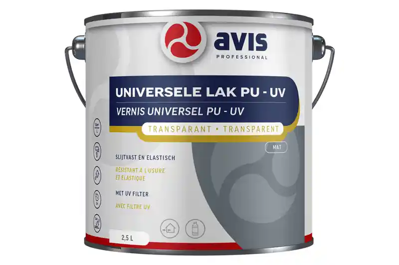 Avis Universele lak PU - UV Mat 2,5 ltr Premium