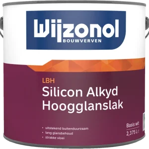 Gereduceerde Prijs Wijzonol LBH Silicon Alkyd Hoogglans 2,5 ltr