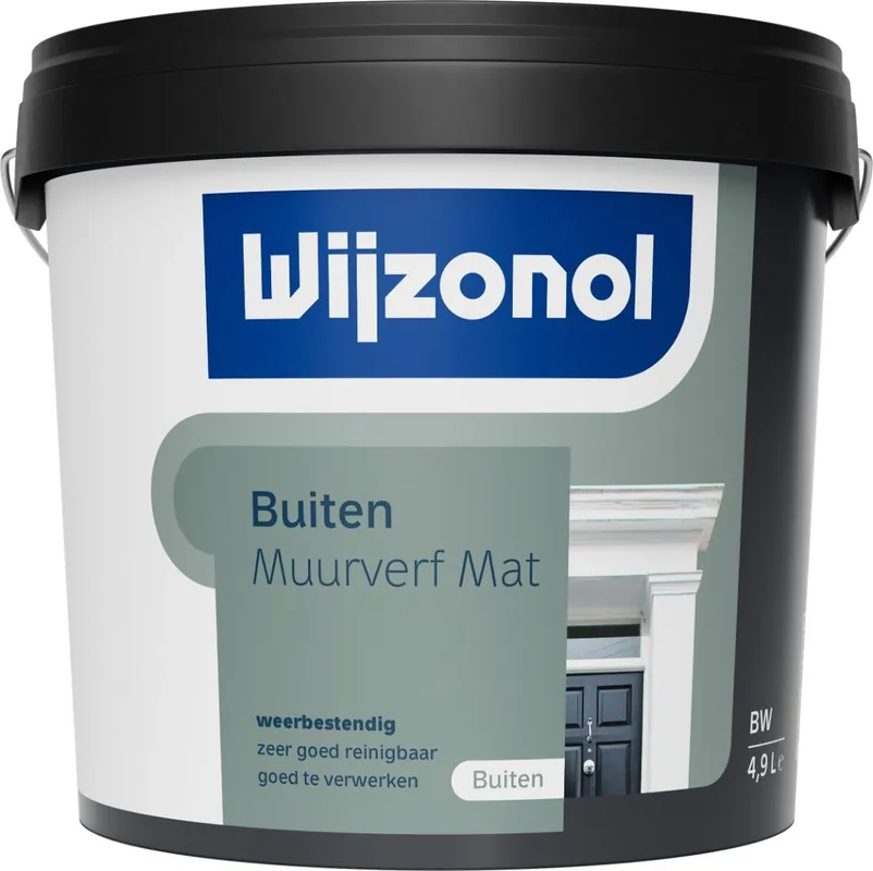 Merkproduct Wijzonol Muurverf voor Buiten Mat (Licht) 5 ltr