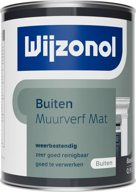 Koopje Wijzonol Muurverf voor Buiten Mat (Donker) 1 ltr