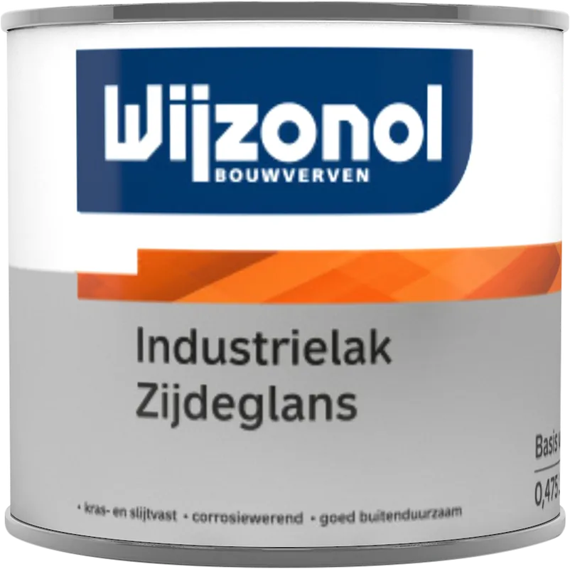 Wijzonol Industrielak Zijdeglans (donker) 0,5 ltr Voordeelprijs