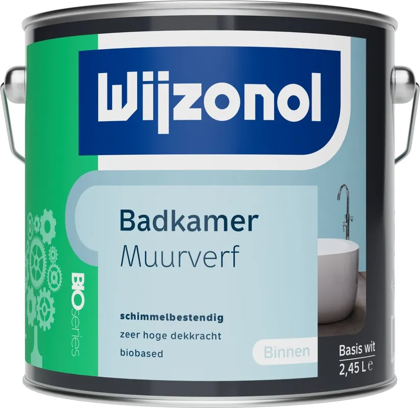 Lage Kosten Wijzonol Badkamer Muurverf BIOseries Licht