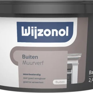 Bestel Nu Wijzonol Muurverf voor Buiten (licht) 2,5 ltr