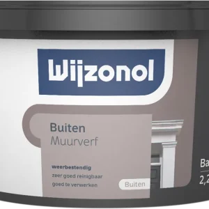 Wijzonol Muurverf voor Buiten (donker) 2,5 ltr Speciale Aanbieding