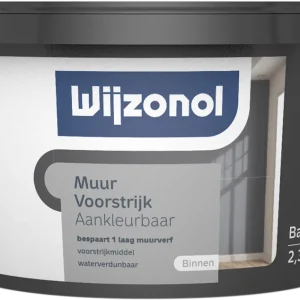 Wijzonol Muurvoorstrijk Kleurbaar (licht) 2,5 ltr Koop Vandaag