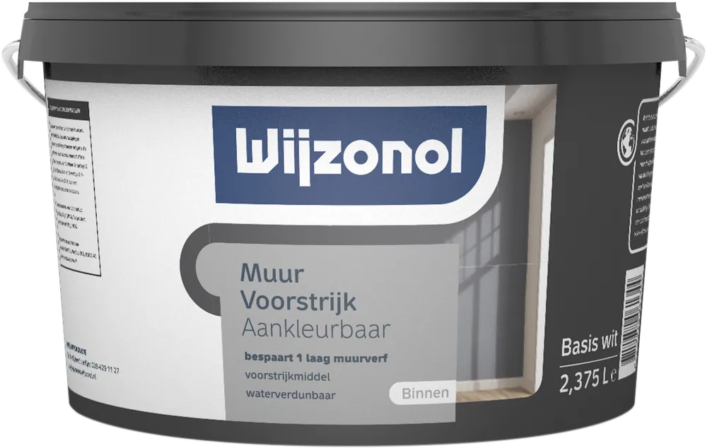 Wijzonol Muurvoorstrijk Kleurbaar (licht) 2,5 ltr Koop Vandaag