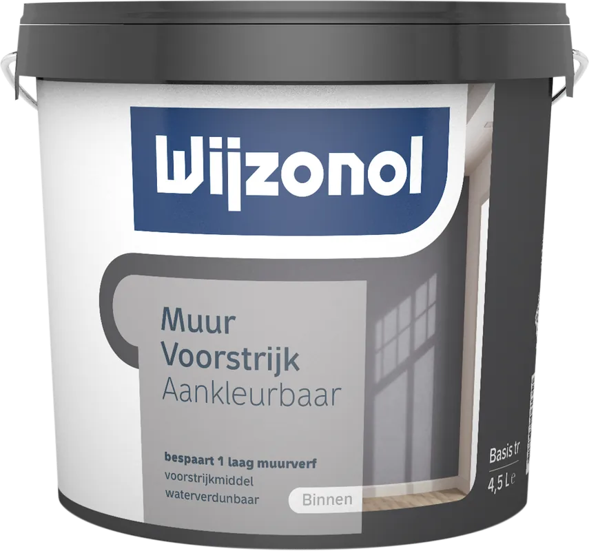 Wijzonol Muurvoorstrijk Kleurbaar (donker) 5 ltr Snelle Levering