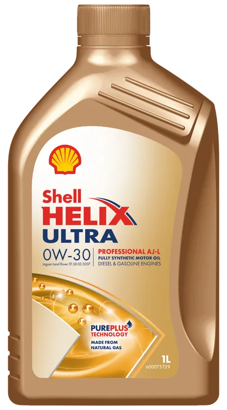 Op = Op Shell Helix Ultra Professional AJ-L 0w30 motorolie 1 liter