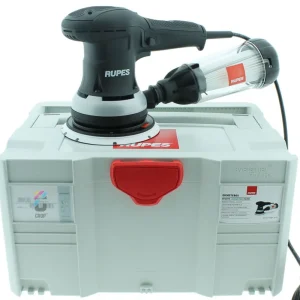 RUPES ER305TE Schuurmachine 150mm in Systainer - 5mm schuuruitslag Hoge Kwaliteit