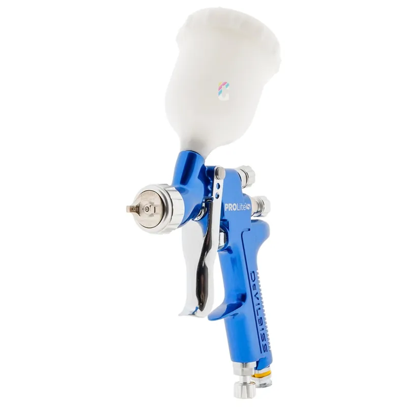 Direct Verzonden DeVilbiss PRO-LITE S Mini Verfspuit + bovenbeker