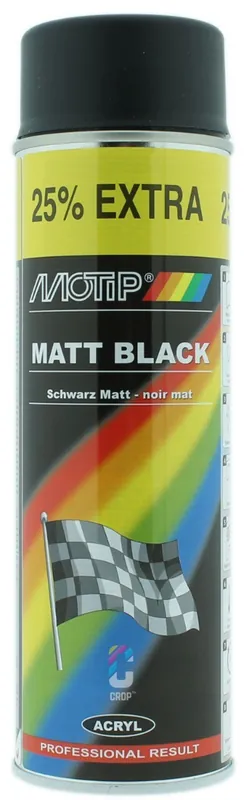 Fabrieksprijs MoTip Mat Zwart spuitbus 500ml
