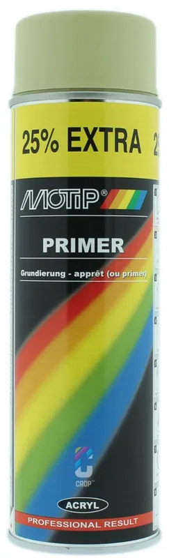 Rechtstreeks Van De Fabrikant MoTip Primer Beige-Geel spuitbus 500ml