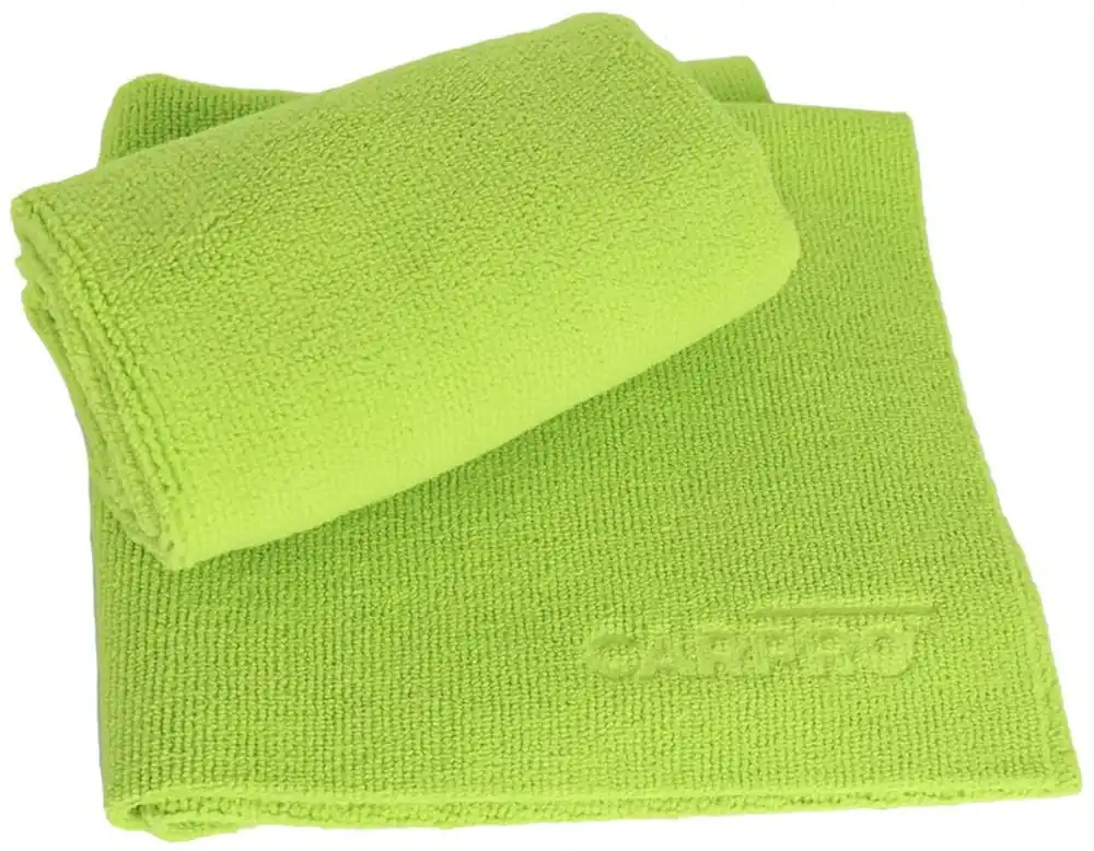 Beperkte Voorraad CarPro 2 Face Towel GROEN - 10 stuks