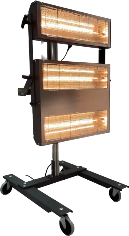 TRISK TC-IR3S-03 Infrarood Straler met 1 Cassette 3 Lampen - 3000 Watt Alleen Vandaag