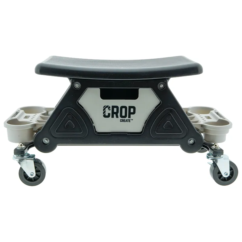 Merkproduct CROP Auto Detailing Creeper ZWART - Werkplaatskruk op Wielen