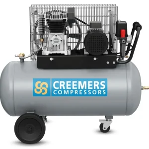 CREEMERS 254-90 Mobiele Compressor 400 Volt - 90 liter - 10 bar Merkproduct