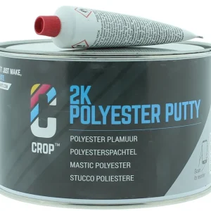 CROP 2K Polyester Plamuur 1,3 liter + Verharder Weekendaanbieding