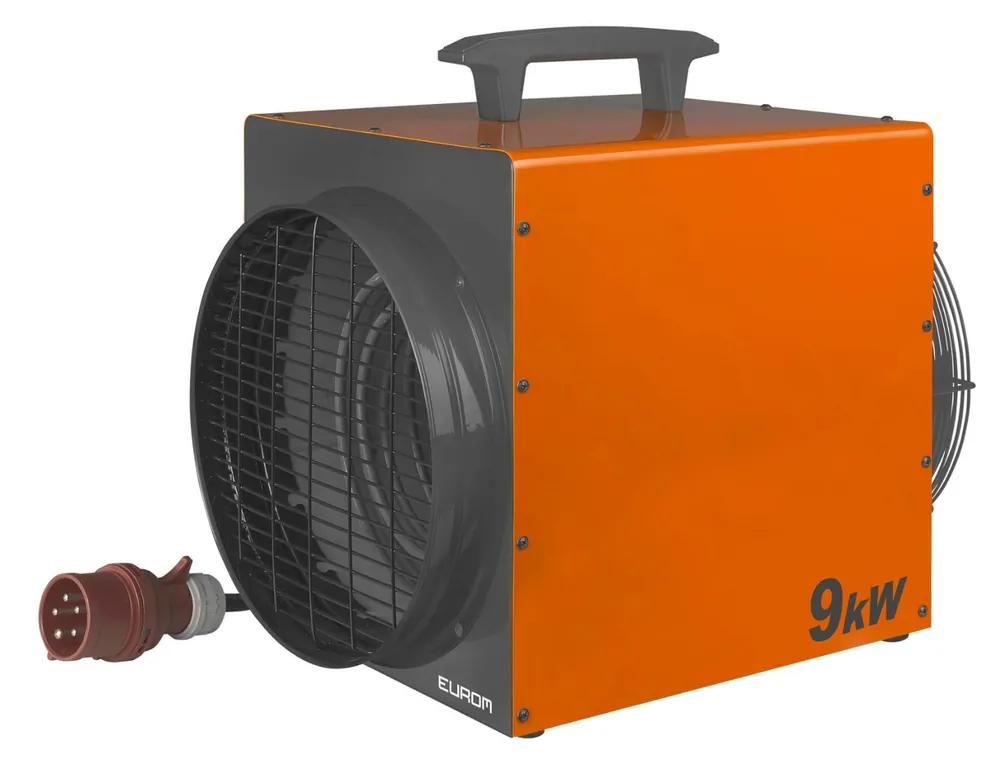 Superprijs EUROM Heat-Duct-Pro 9kW Werkplaatskachel 400 Volt - 9000 Watt