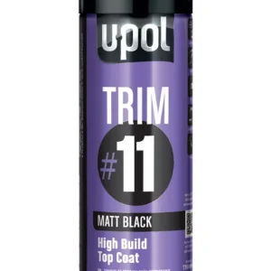 Aanbieding U-POL #11 Mat Zwart spuitbus 450ml