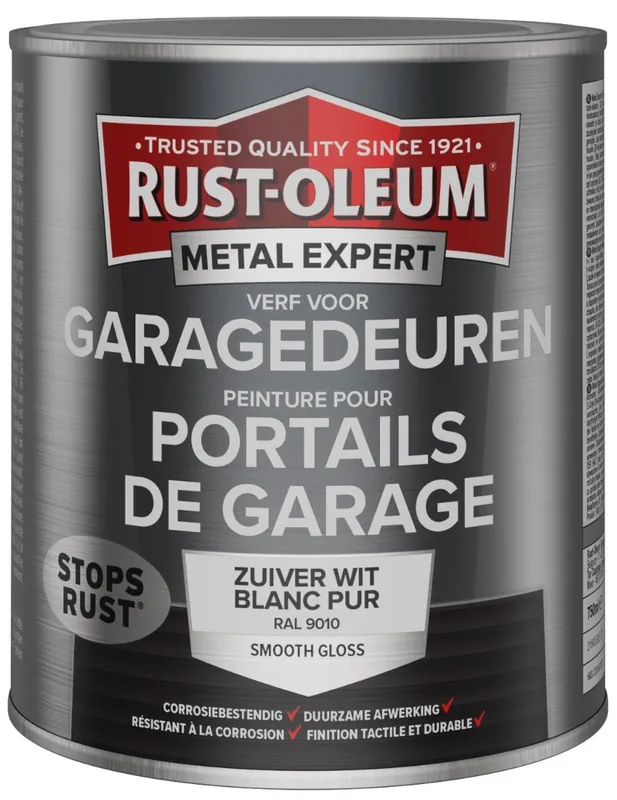 Speciale Aanbieding Rust-Oleum Metal Expert Garagedeur Verf Wit 750ml