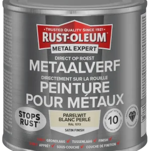 Rust-Oleum Metal Expert Direct Op Roest Metaal Verf Zijdeglans 250ml - RAL 1013 Snelle Levering