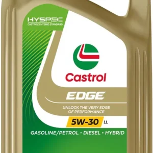 Gratis Retour Castrol Edge 5w30 LL olie 5 liter