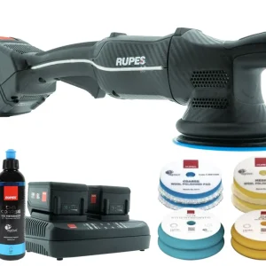 RUPES HLR15 iBrid Accu Polijstmachine 125mm - 18 Volt - BAS-set Bestseller