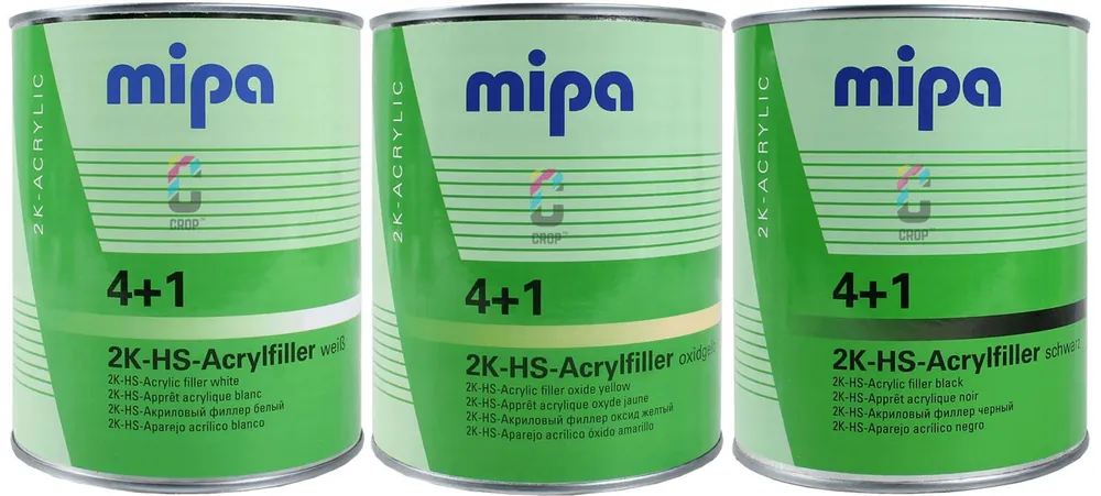 MIPA 4+1 2K-HS-Acrylfiller - Primer - 1 liter Must-Have