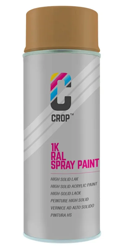 CROP RAL 1011 Hoogglans Bruinbeige spuitbus 400ml Betrouwbaar