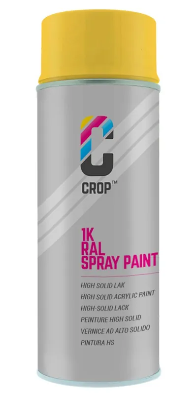 Lage Prijs CROP RAL 1021 Hoogglans Koolzaadgeel spuitbus 400ml