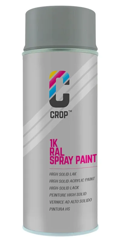 CROP RAL 7042 Hoogglans Verkeersgrijs A spuitbus 400ml Koopje