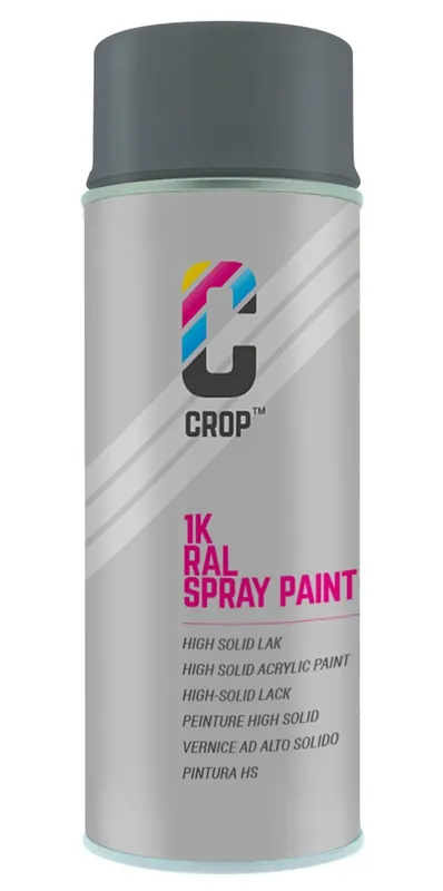 CROP RAL 7011 Mat Ijzergrijs spuitbus 400ml Uitverkoop