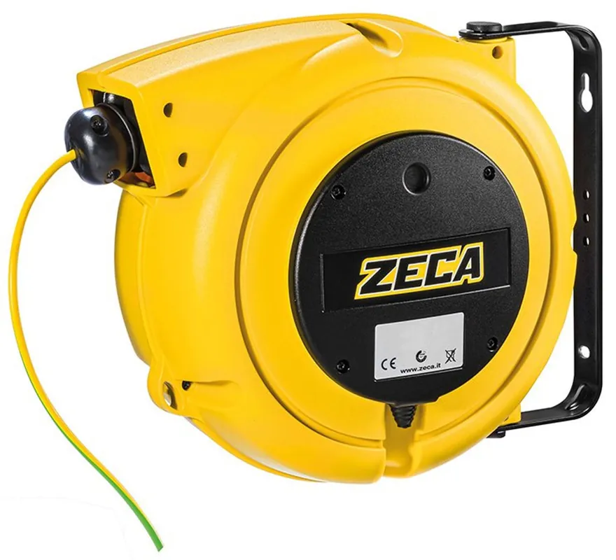 Goedkoop ZECA 4325 Automatische Kabelhaspel 9+1 meter 3G2,5