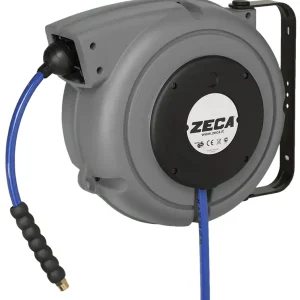 ZECA 804 Automatische Slanghaspel Zilver 9+1 meter 8mm Gecertificeerd