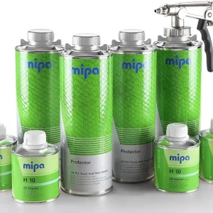 MIPA Protector Bedliner AANKLEURBAAR - Set 4 liter + Spuitpistool Uitverkoop