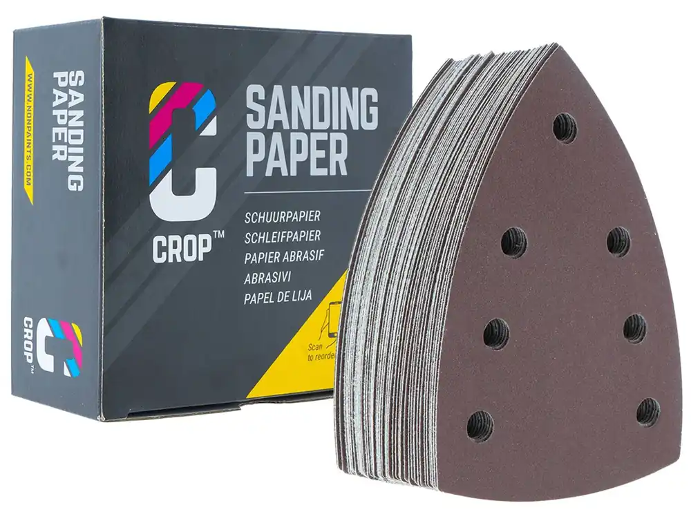 Lage Kosten CROP Delta Schuurpapier 100x145mm korrel 120 - 50 stuks