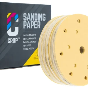 CROP Gold Schuurschijf 150mm korrel 600 - 50 stuks Goedkoop